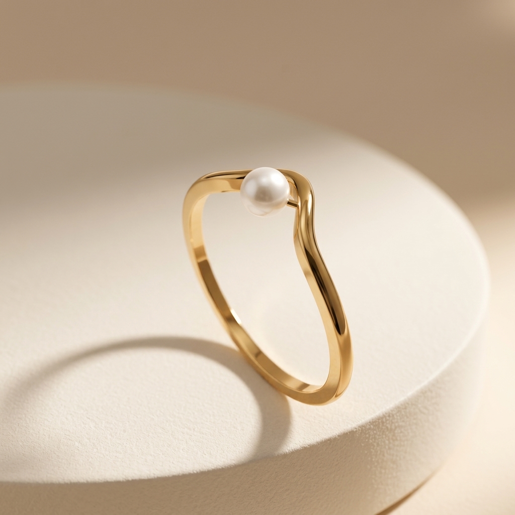 Pearl accent Ring