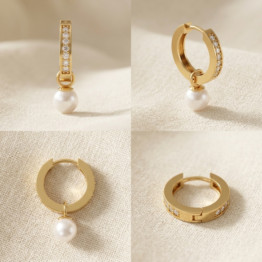 Chic Pearl Gold Drops