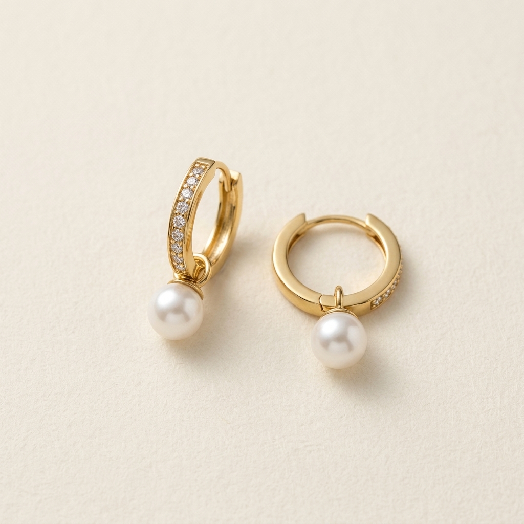 Chic Pearl Gold Drops