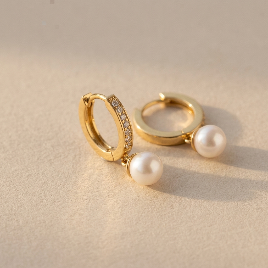 Chic Pearl Gold Drops