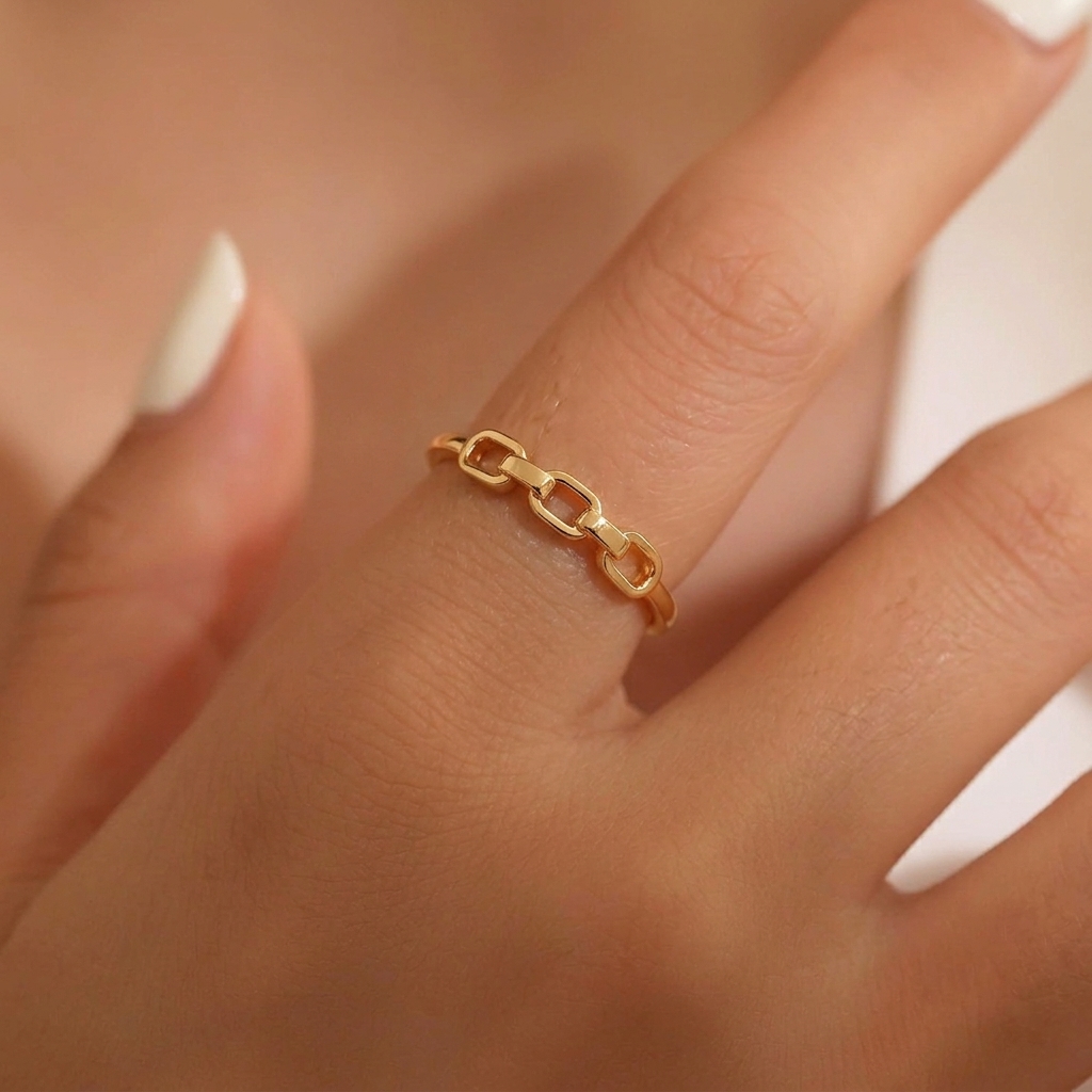 Minimal Gold Link Ring