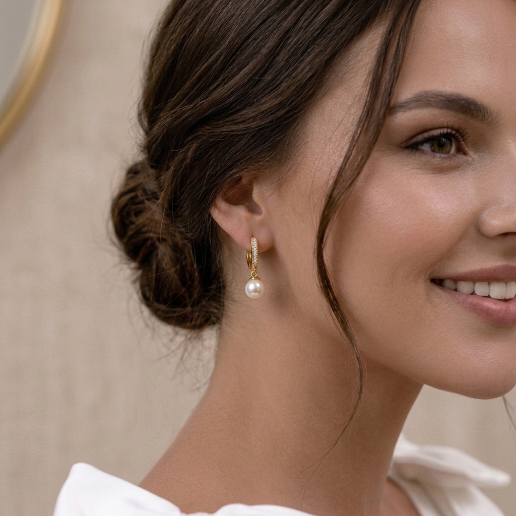 Chic Pearl Gold Drops